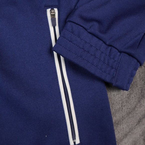 Adidas Soccer Jacket Men's Blue White East End Football Club Climacool Track - Picture 4 of 14